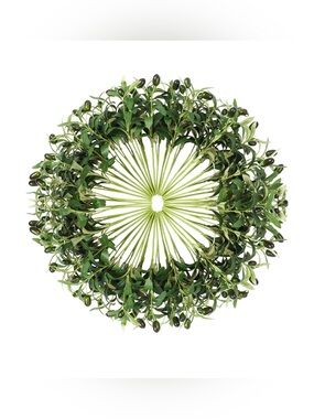 50pcs Faux Olive Leaf Stems – 10” Tall Artificial Olive Tree Branches